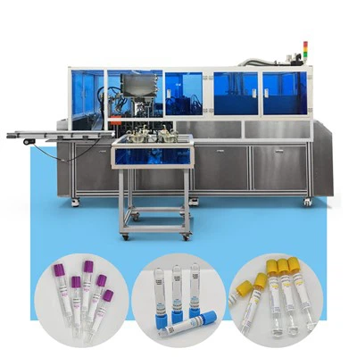 Машина для сборки пробирок для сбора крови